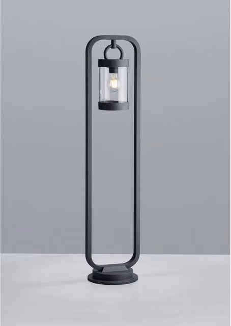 Palo Da Esterno Sambesi Antracite H100 cm Sensore Crepuscolare IP44 Trio Lighting