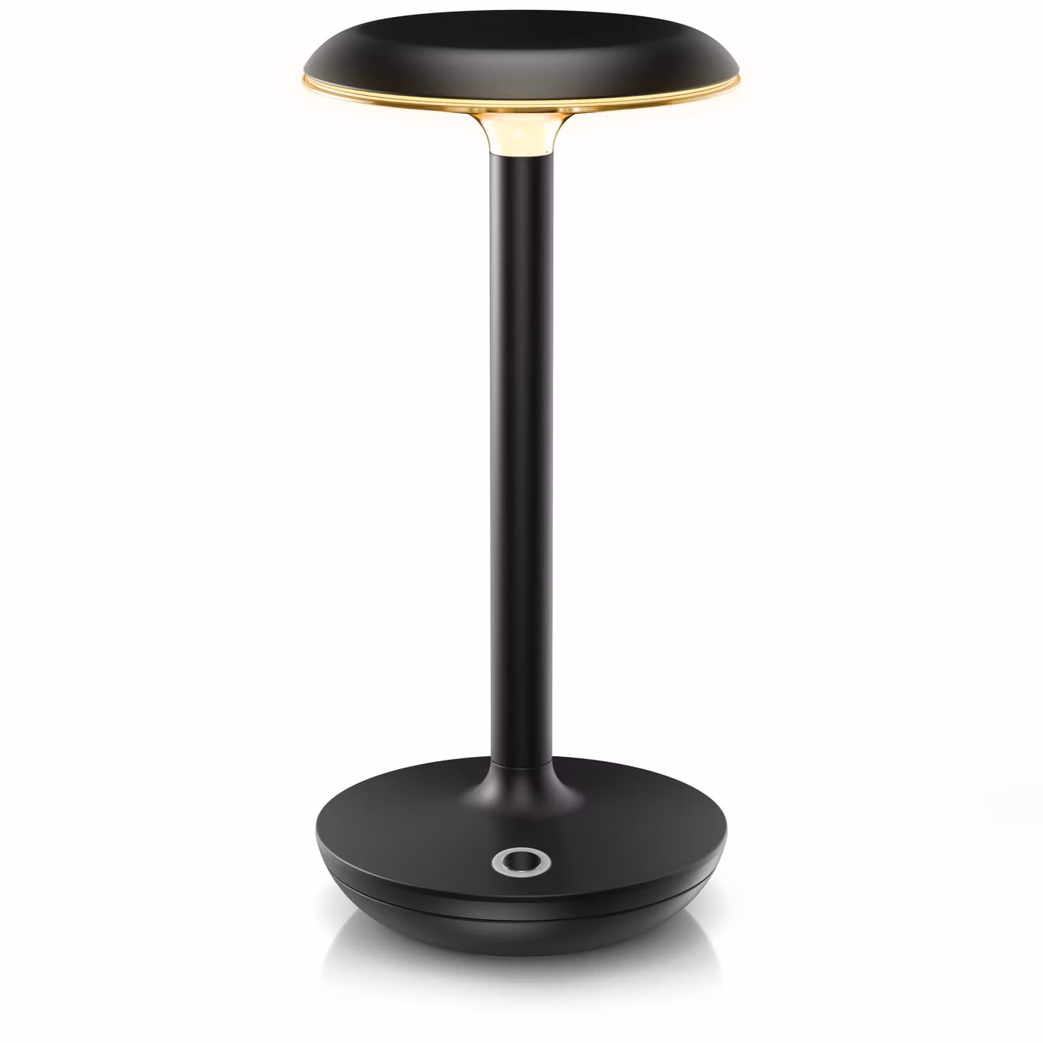 Brandson Lampada da tavolo LED senza fili, lampada da tavolo, lampada da comodino, dimmerabile in modo continuo, batteria 2400 mAh, touch, ricaricabile tramite USB, controllo touch, 3 modalità di illuminazione, bianco caldo, bianco neutro, bianco freddo