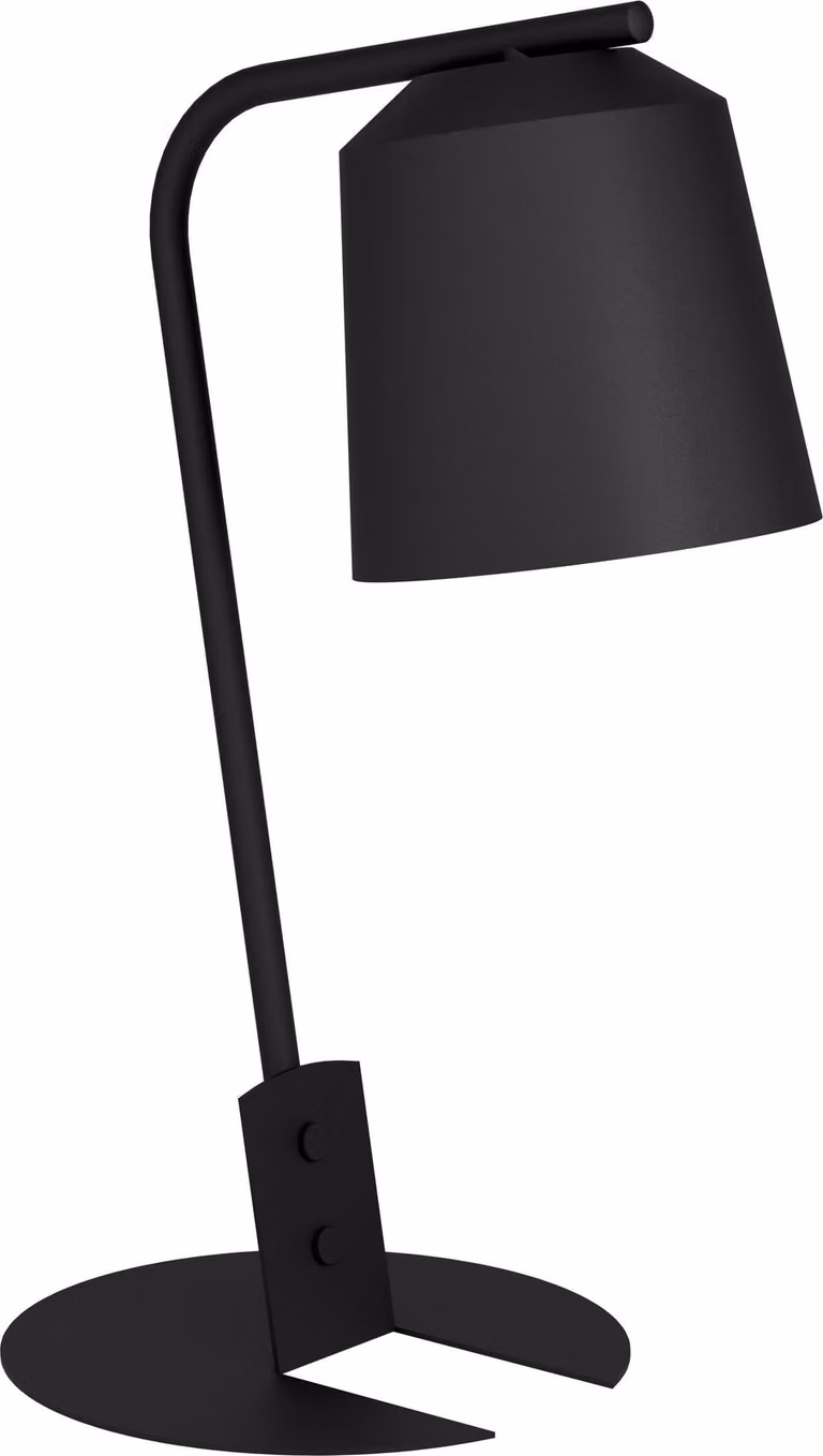 Lampada da tavolo ONEDA E27 1X40W nero L:29cm L:14.5cm H:44.5cm con cavo interruttore
