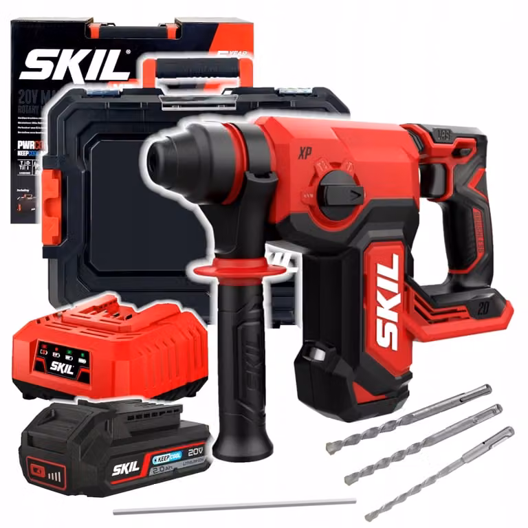 Skil 20V 3851 CA SDS-plus Trapano a percussione a batteria 2,2J (senza batteria, in cartone)