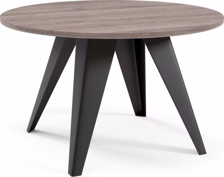 Tavolino FURNLUX Fare Brown And Black 75cm / Colore principale: Brown / Dimensioni: 75 x 50 x 75 cm