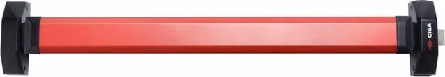 Maniglione antipanico Cisa Alpha Touch 5M801 in alluminio e acciaio rosso, lunghezza: 1,2 m