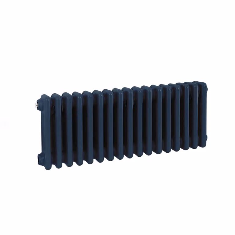 Radiatore Orizzontale a Colonne (2 Colonne) 300mm x 785mm - Blu (Deep Sea Blu) - Regent