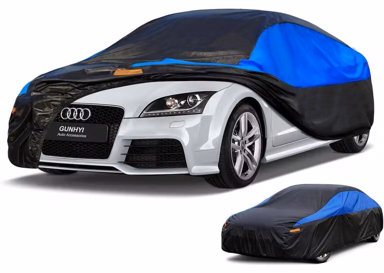 Copertura impermeabile e traspirante per auto, adatta a coupé e berline, fino a 450 cm