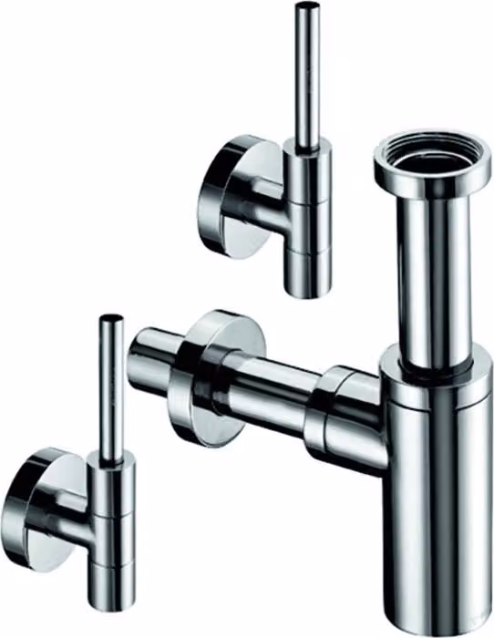 Schell Edition - Set di valvole angolari di design EDITION, cromo 053210699