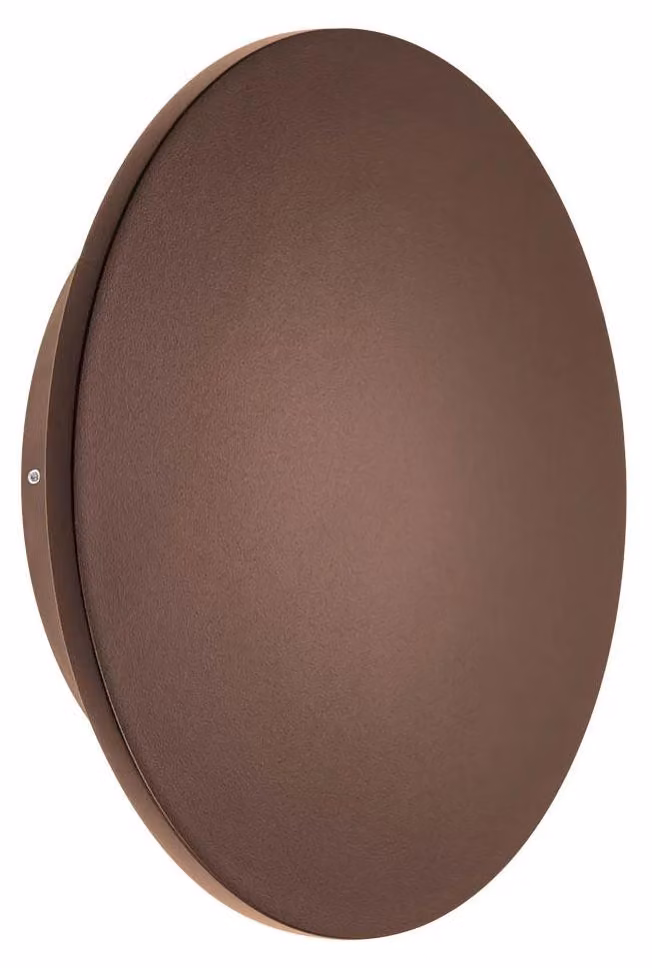 Redo Outdoor TANIT AP LED – diametro 24 cm - Marrone ruggine – colore marrone ruggine