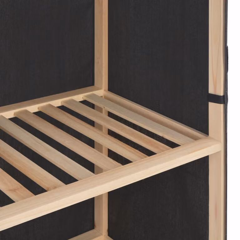 vidaXL Armadio grigio 79 x 40 x 170 cm tessuto
