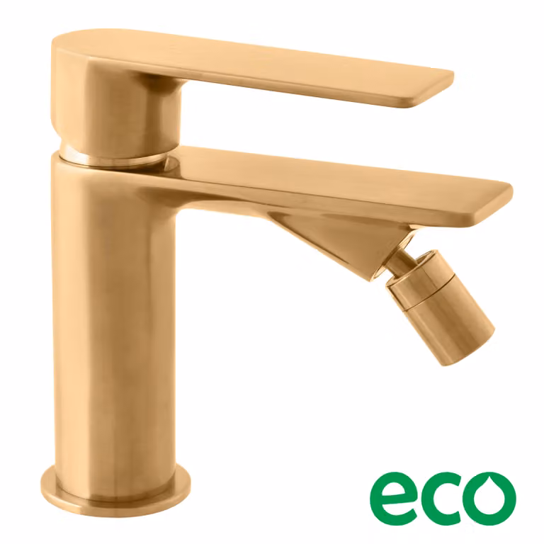 NIL - Rubinetto per bidet senza scarico, Oro - spazzolato NL144.0ZK, RAV Slezák
