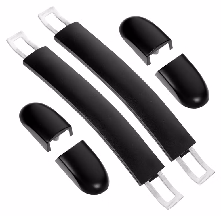 2 pezzi, maniglia di ricambio in plastica per valigie, ergonomica, robusta e durevole, ideale per valigie da viaggio, trolley e borse da viaggio. Accessorio per valigie e borse