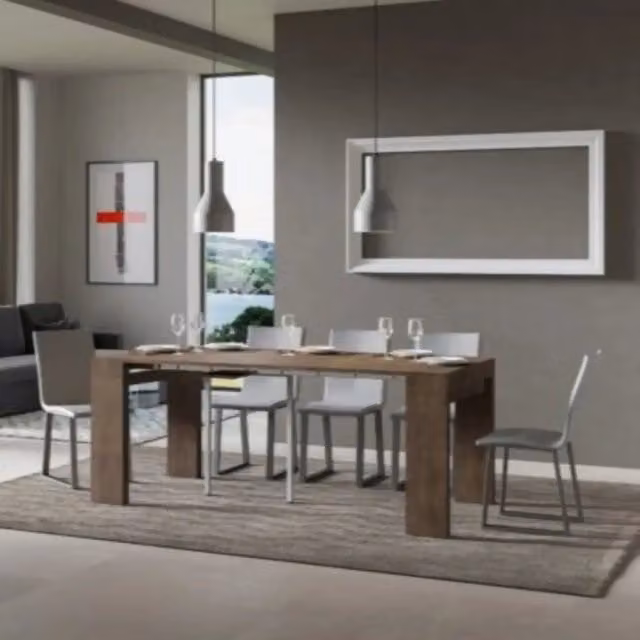 Consolle allungabile 90x40/300 cm Roxell noce