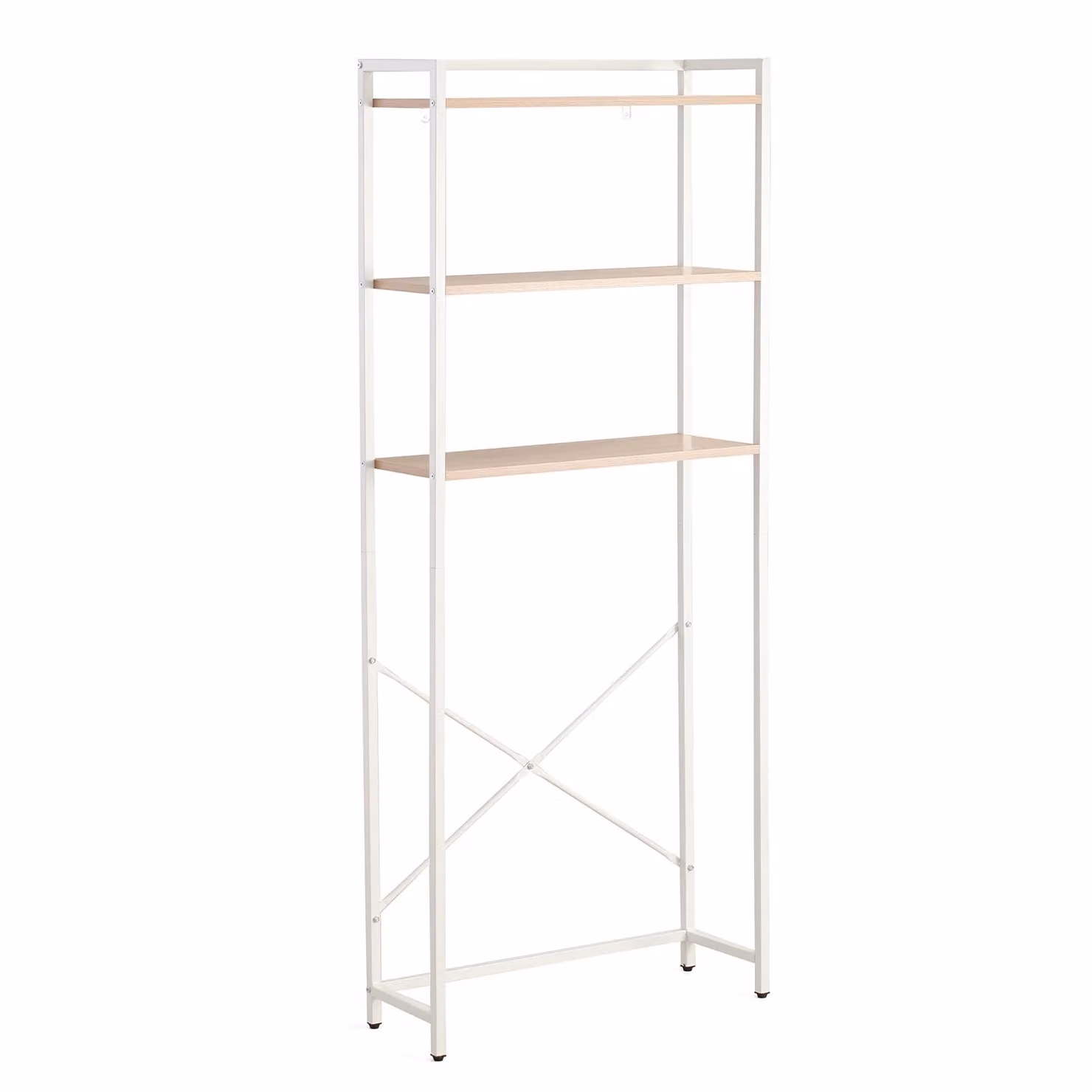 Scaffale Multiuso Salvaspazio Javely Max VESTIAMO CASA, Bianco, H 163 x L 68 x P 24 cm – 1