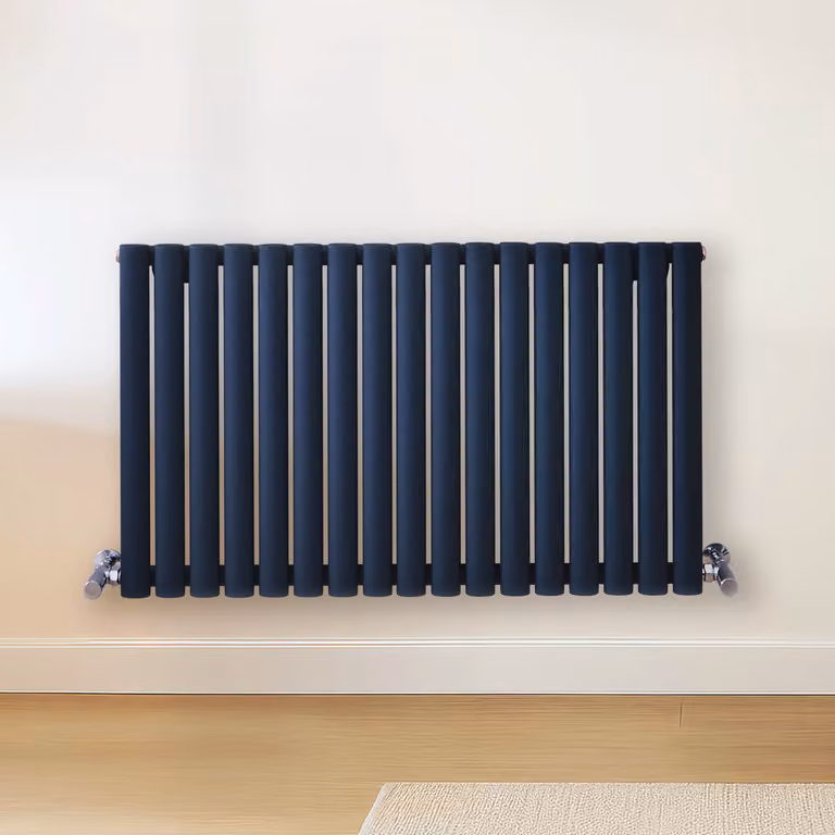 Radiatore di Design Orizzontale Blu (Regal Blu) - 600mm x 1000mm - Pannello Doppio  - Revive