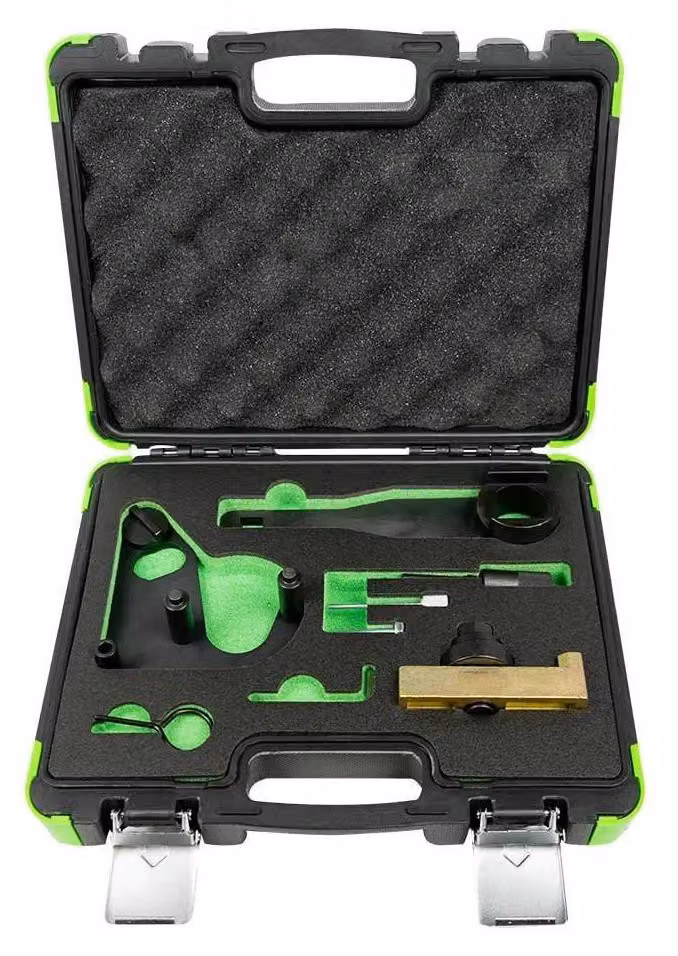 Set di attrezzi per la gestione del motore Jbm Renault/Nissan/Opel 1.6, 2.0, 2.3 dCi - Verde - Taglia unica