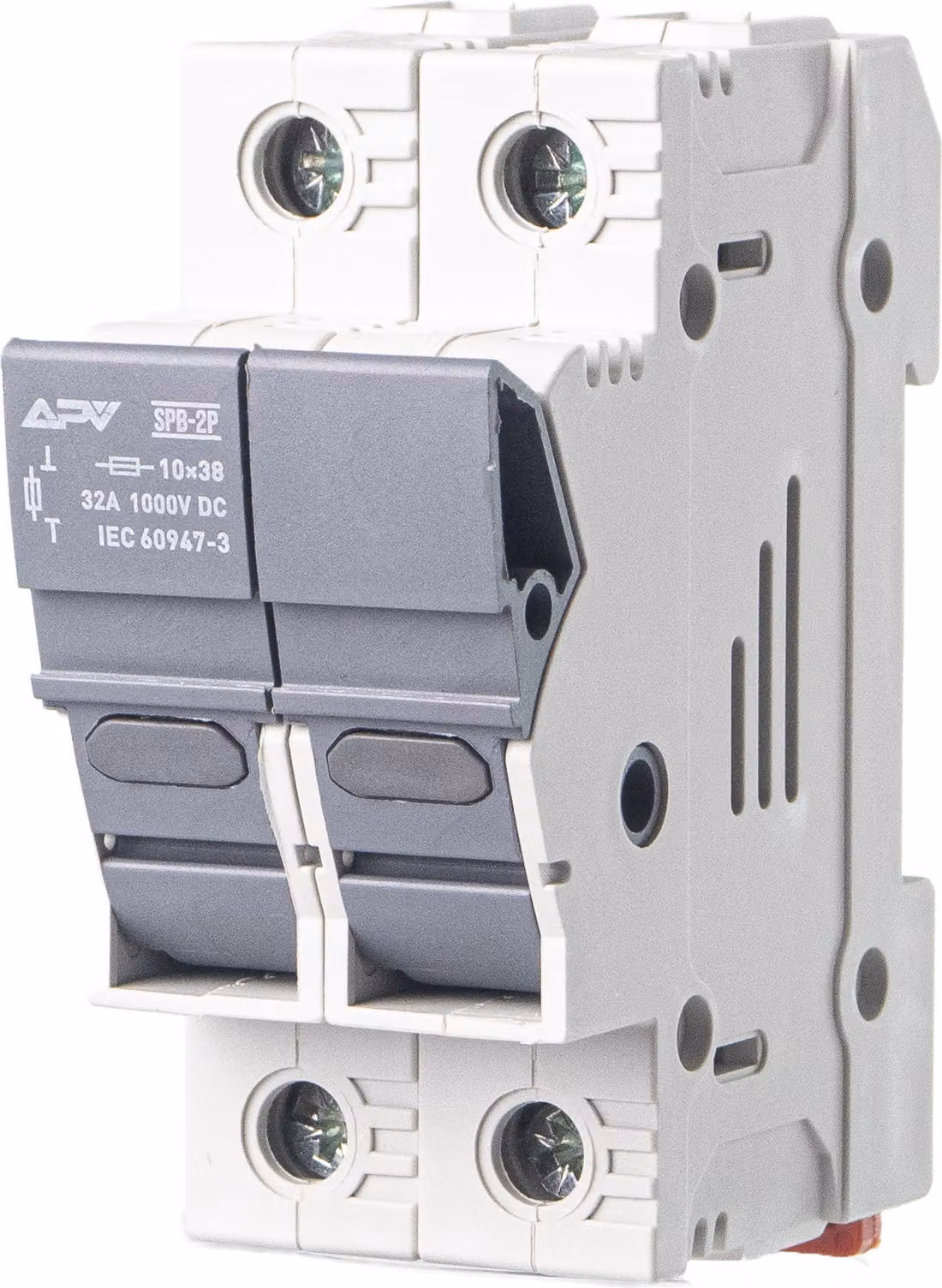 Sezionatore con fusibile per impianti fotovoltaici Adelid APV-SPB-2P, 32 A, 1000 V, 2 poli, DIN