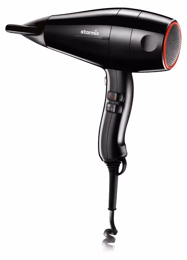 Asciugacapelli HFXW 20, 2000 W, 6 velocità, con supporto da parete incluso