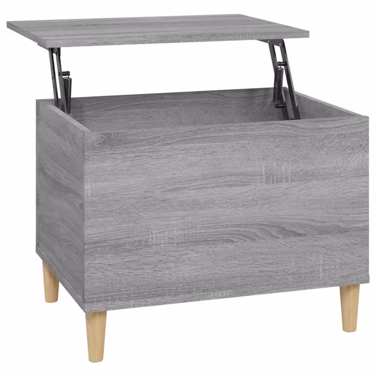 Tavolino Salotto Grigio Sonoma 60x44,5x45 cm Legno Multistrato