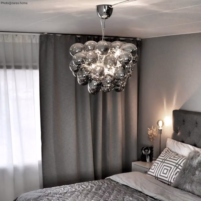 By Rydéns Lampada a sospensione in vetro Gross, dimmerabile, Chiaro / Trasparente, Soggiorno / Sala da pranzo, Vetro, Moderno, Lampada a sospensione