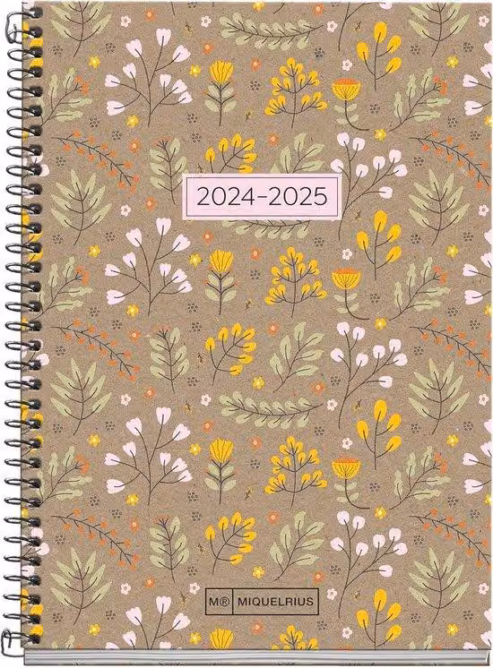 Agenda scolastica 2024-2025 - carta riciclata - pezzo unico - design Eco-Blatt