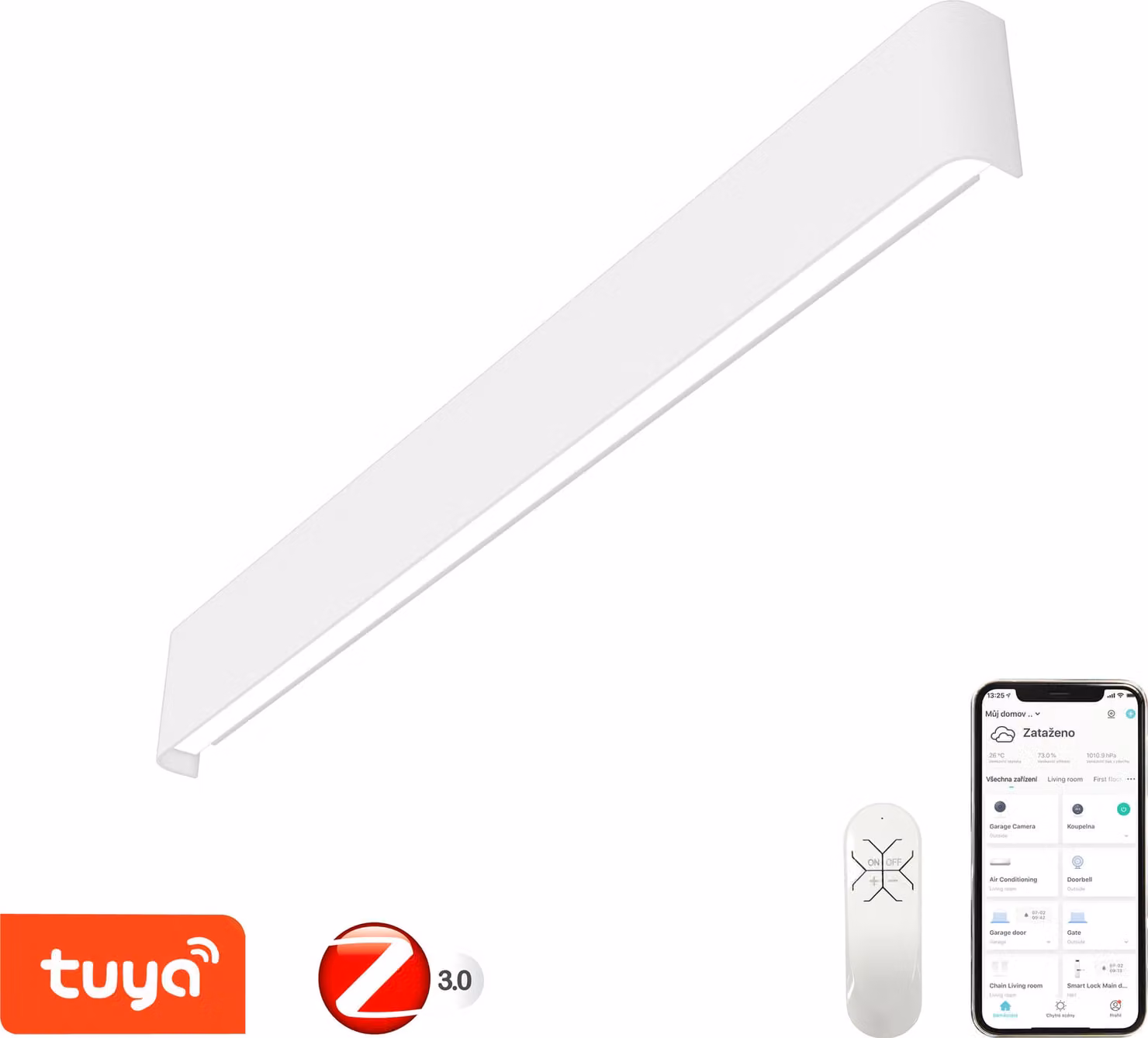 Immax NEO LINEA Applique intelligente 76 cm 40W bianco Zigbee 3.0