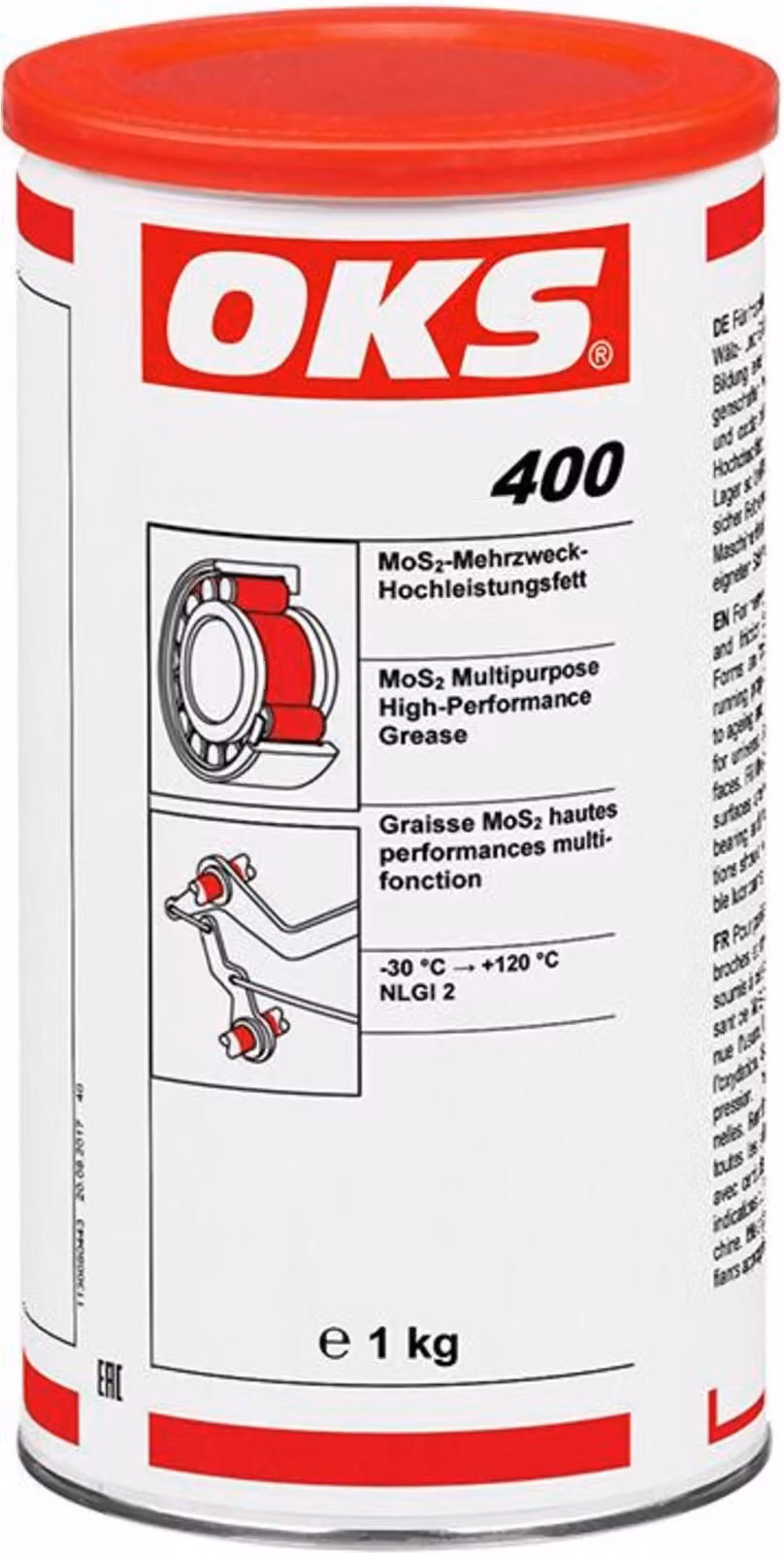 Grasso ad alte prestazioni OKS MoS² 400 nero - 1136680443