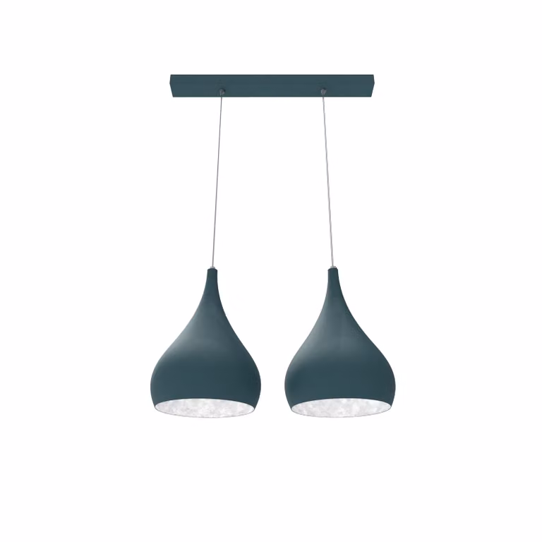 Lampada A Sospensione Calice Linear X2 Bicolore Opaca