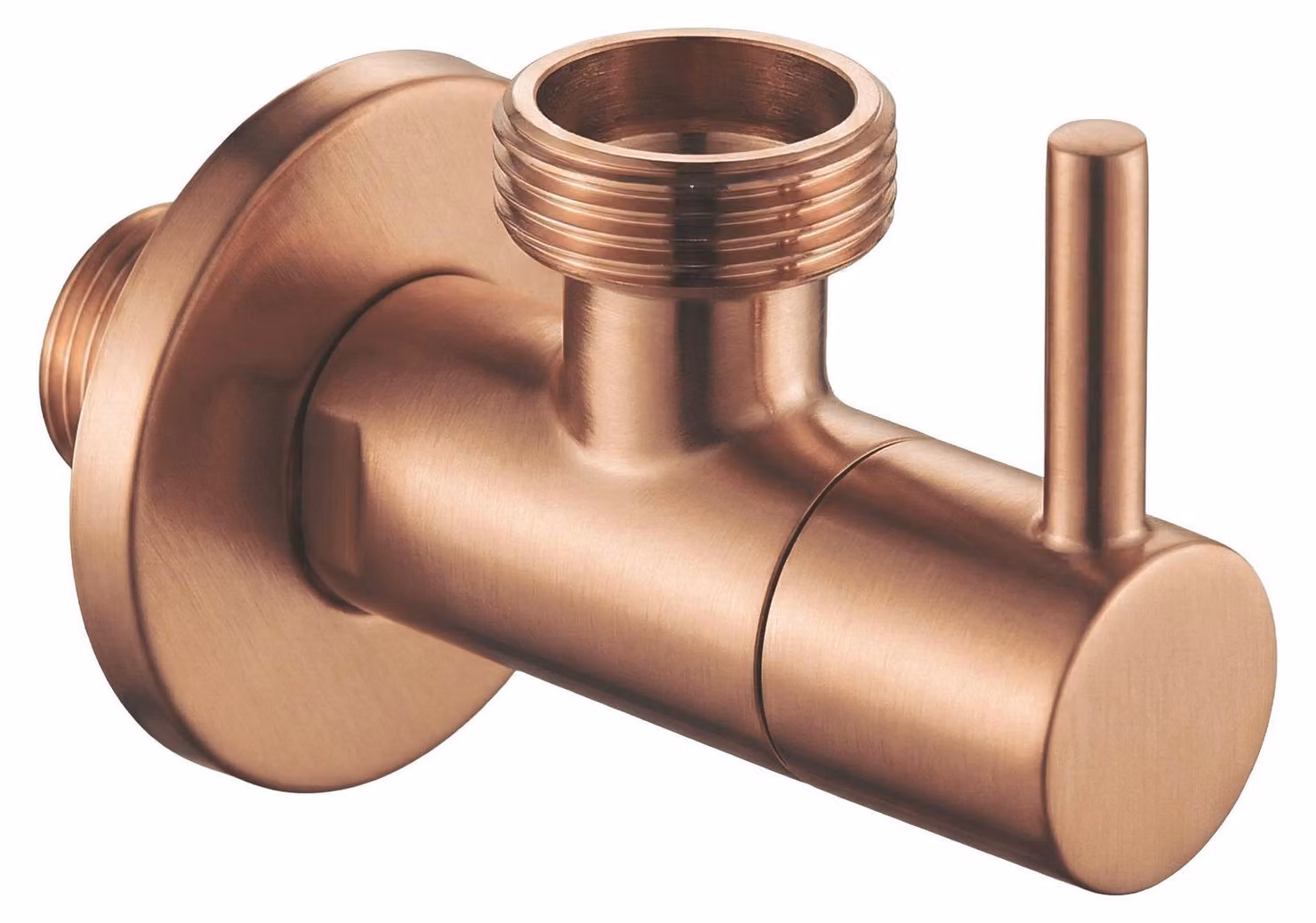 Rea Valvola Ad Angolo 1/2" X 3/4" Brush Copper