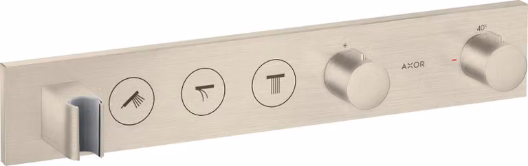 hansgrohe AXOR ShowerSolutions module de thermostat Select 530/90, encastré, 3 consommateurs, set complet, 18356820, 18356820