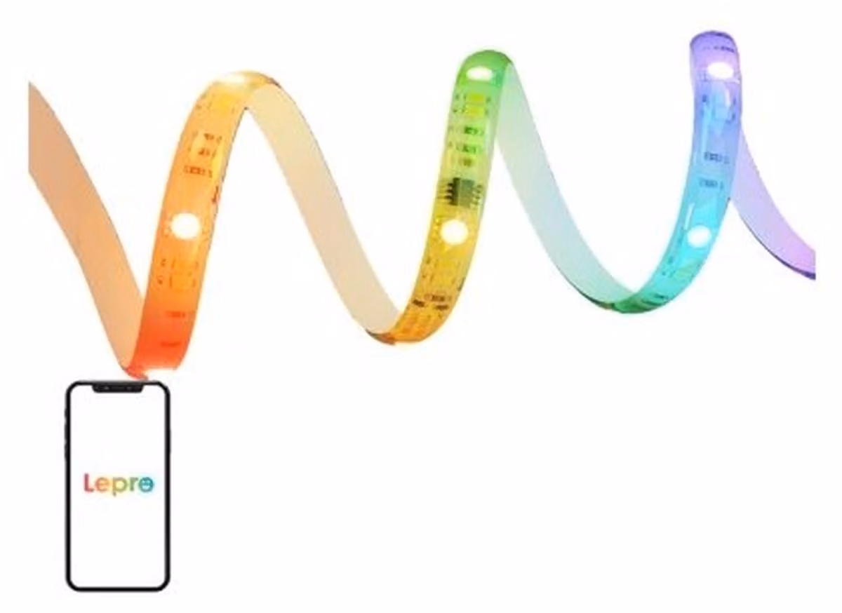 LEPRO SW1-6, striscia LED RGB intelligente, 6 metri