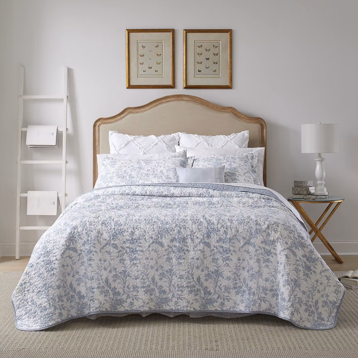 Set di lenzuola per letti a castello, 100% cotone, colore blu spa, composto da 2 pezzi
