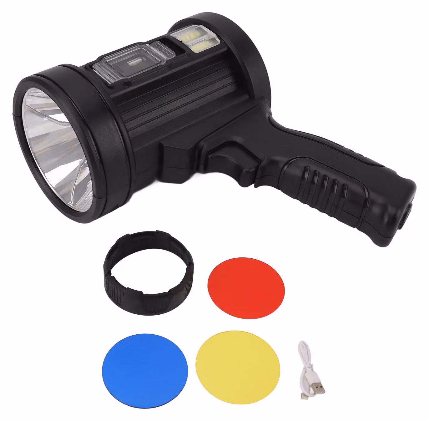 Faro portatile solare, multifunzionale, impermeabile, super luminoso, faro di emergenza, lunga durata in standby per la pesca, il campeggio all'aperto