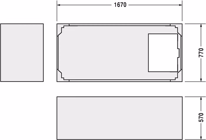 Supporto vasca Duravit per 700336