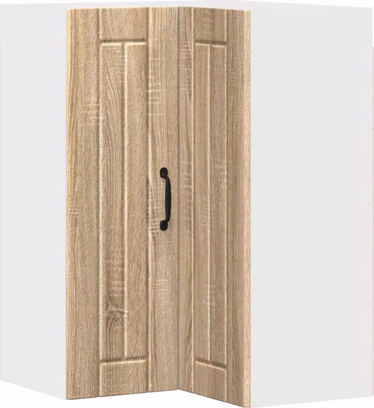 Mobile angolare per parete LUCCA Rovere Sonoma 57 x 57 x 80 cm