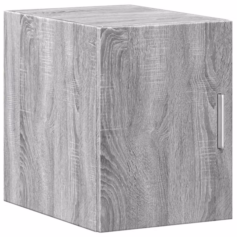 Mobile a Parete Grigio Sonoma 30x42,5x40cm in Legno Multistrato