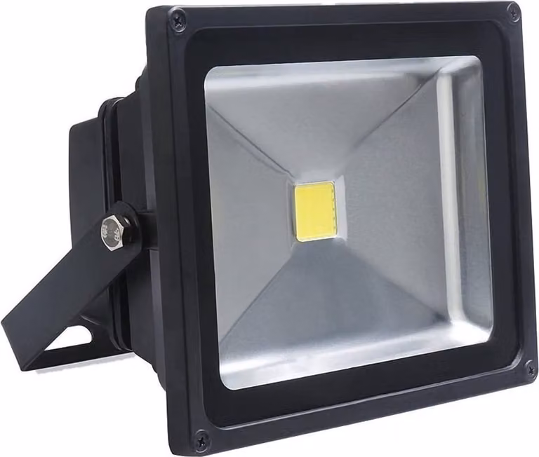 Greenmigo Proiettore LED da 50 W, faro da esterno, lampada di sicurezza, faretto LED, luce bianca fredda, faretto da esterno, impermeabile IP65, per giardino, garage, campo sportivo