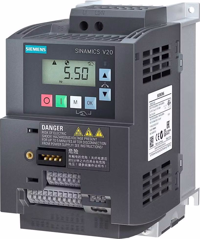 Siemens Sinamics 6Sl3210-5Bb21-5Bv1 V20,Fsac,1Ac230V 1,5Kw Filtroc1