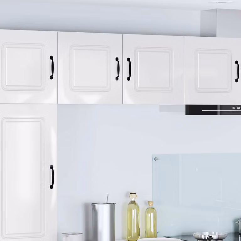 vidaXL Mobiletto pensile Kalmar per cucina Bianco Lucido L/P/H: 40 x 31 x 40 cm