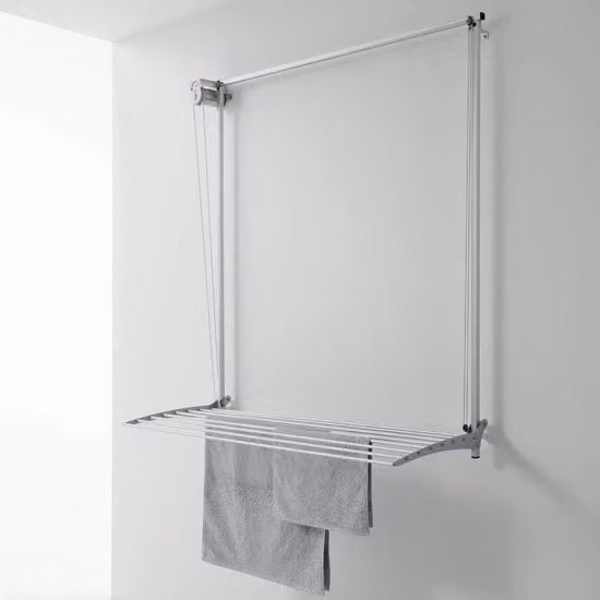 Droogrek spaziale - regolabile in altezza - 1 pezzo - grigio