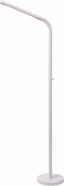 Lampada da terra LED GILLY Lucide bianca, regolabile e dimmerabile