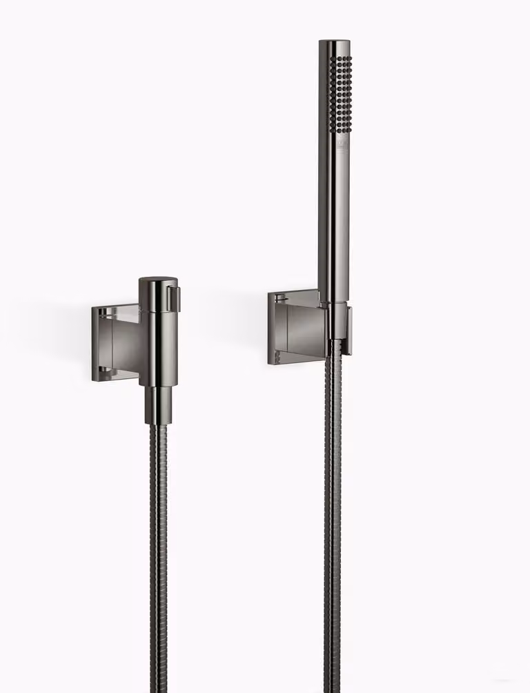 Garniture de douche Dornbracht avec rosaces individuelles, avec régulateur de débit, flowReduce, 27809985-190010, 27809985-190010
