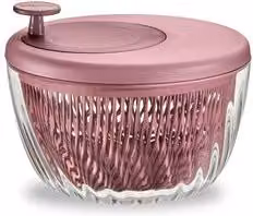 Centrifuga per insalata Spin & Store Guzzini, colore malva, capacità 4 l