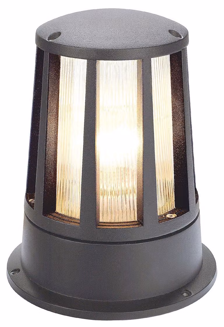 CONE lampada da esterno E27 ELT, grigio pietra