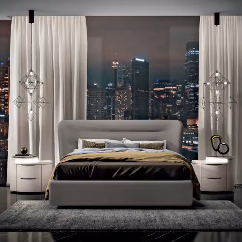 Letto matrimoniale con contenitore Spar - Zoe