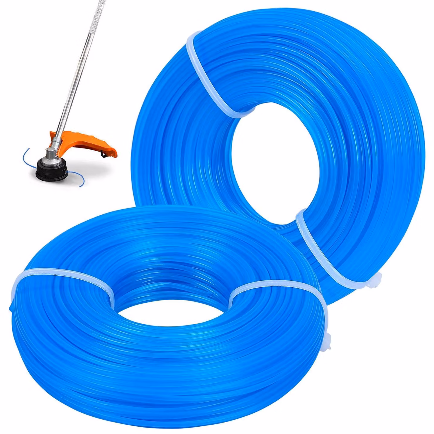 Filo di nylon per tagliaerba, diametro 1,6 mm, bobina da 100 metri