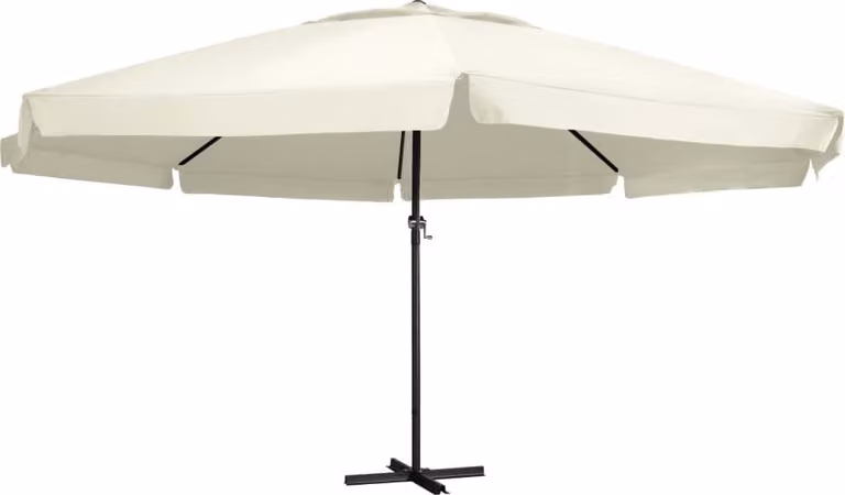 Maison Exclusive - Ombrellone con palo in alluminio, 600 cm, colore sabbia