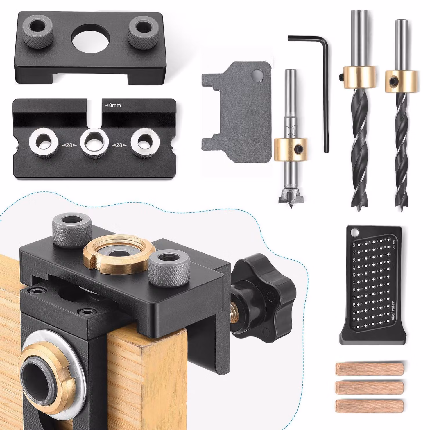 Set di modelli multifunzione per la lavorazione del legno (3 in 1)