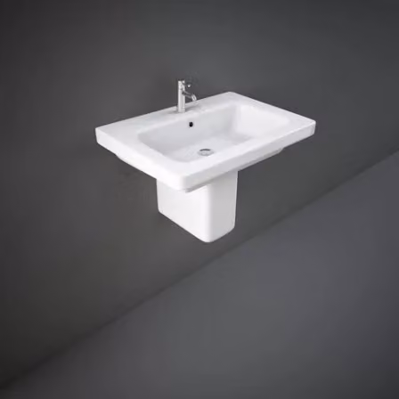 Lavabo Resort RAK Ceramics Bianco L: 55 cm, P: 46 cm – 2