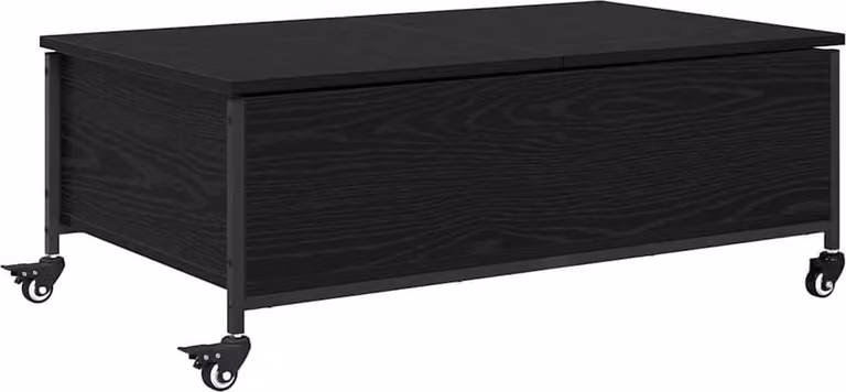 Tavolino da salotto Rovere Nero 91 x 55 x 32 cm
