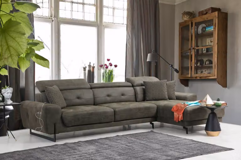 Relax Ecksofa L-Form Luxus Möbel Wohnzimmer Eck Sofa Couch Polster Modern