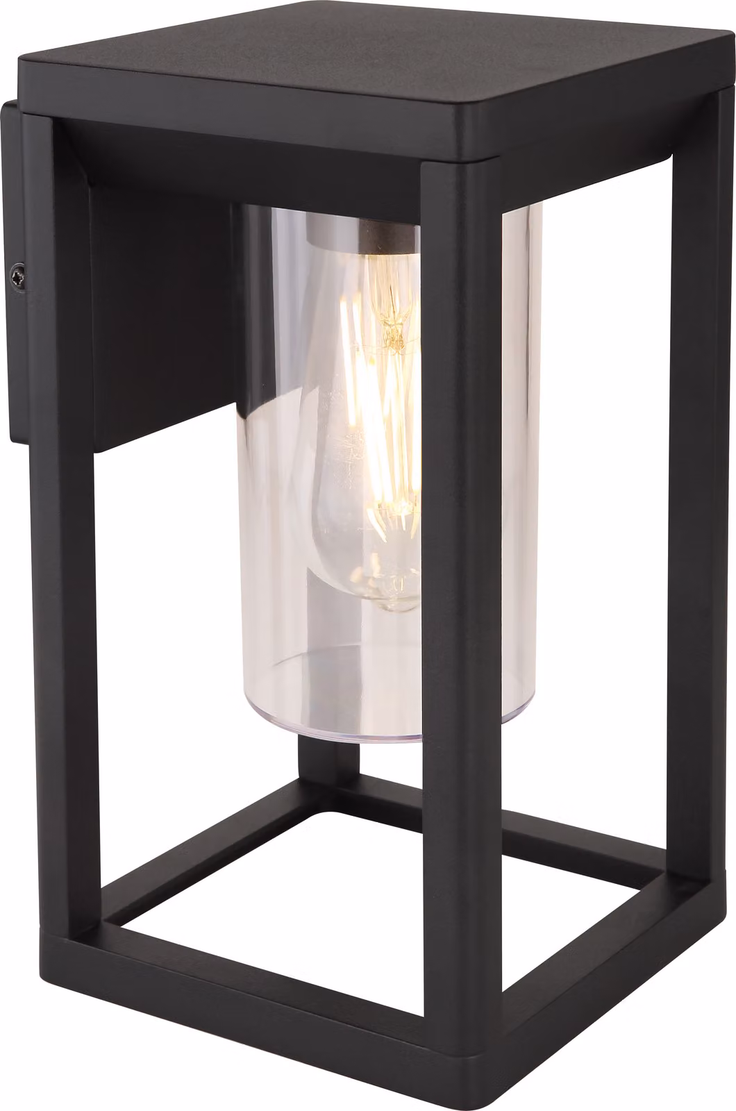 Luce da esterno in alluminio pressofuso nero