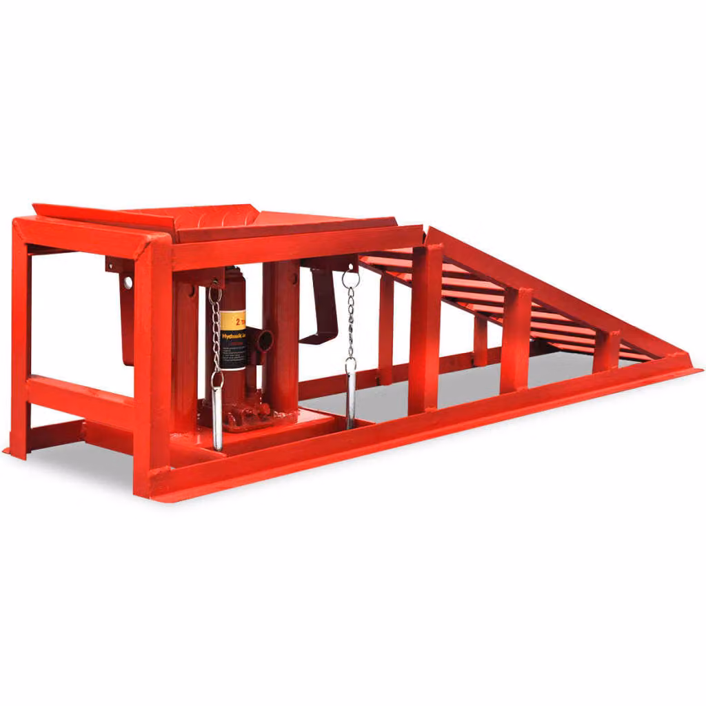Rampe carrabili 2 pz. Acciaio rosso